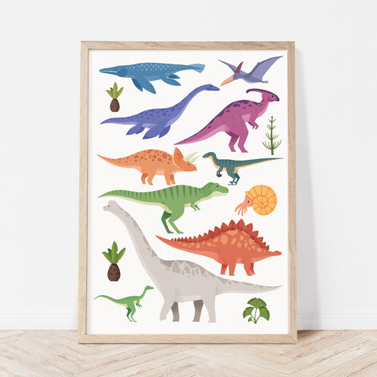 Dinosaurs print