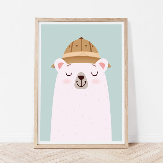 Archaeologist bear print