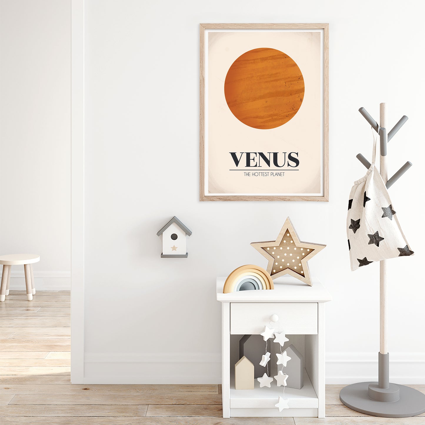 Planets of the solar system print - Venus