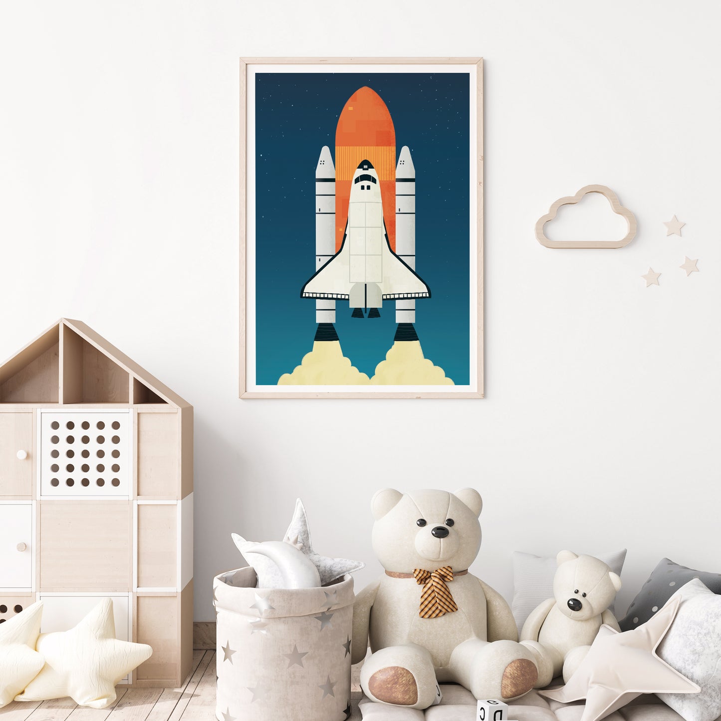 Space shuttle print