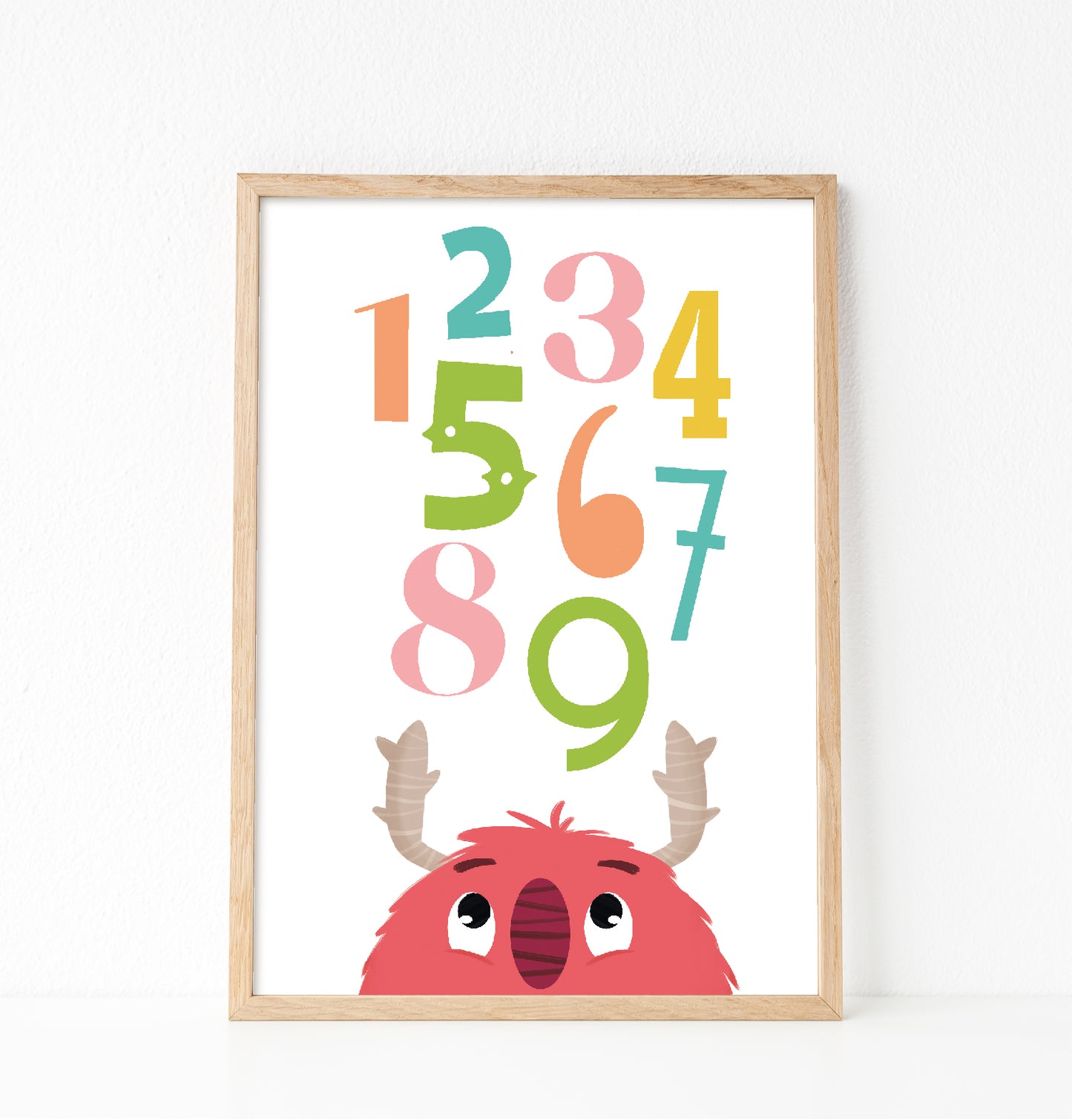 Monster of numbers print