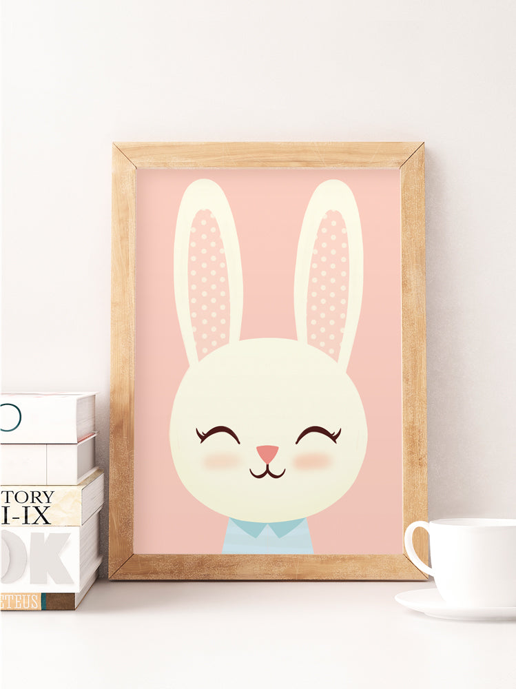Happy little bunny print
