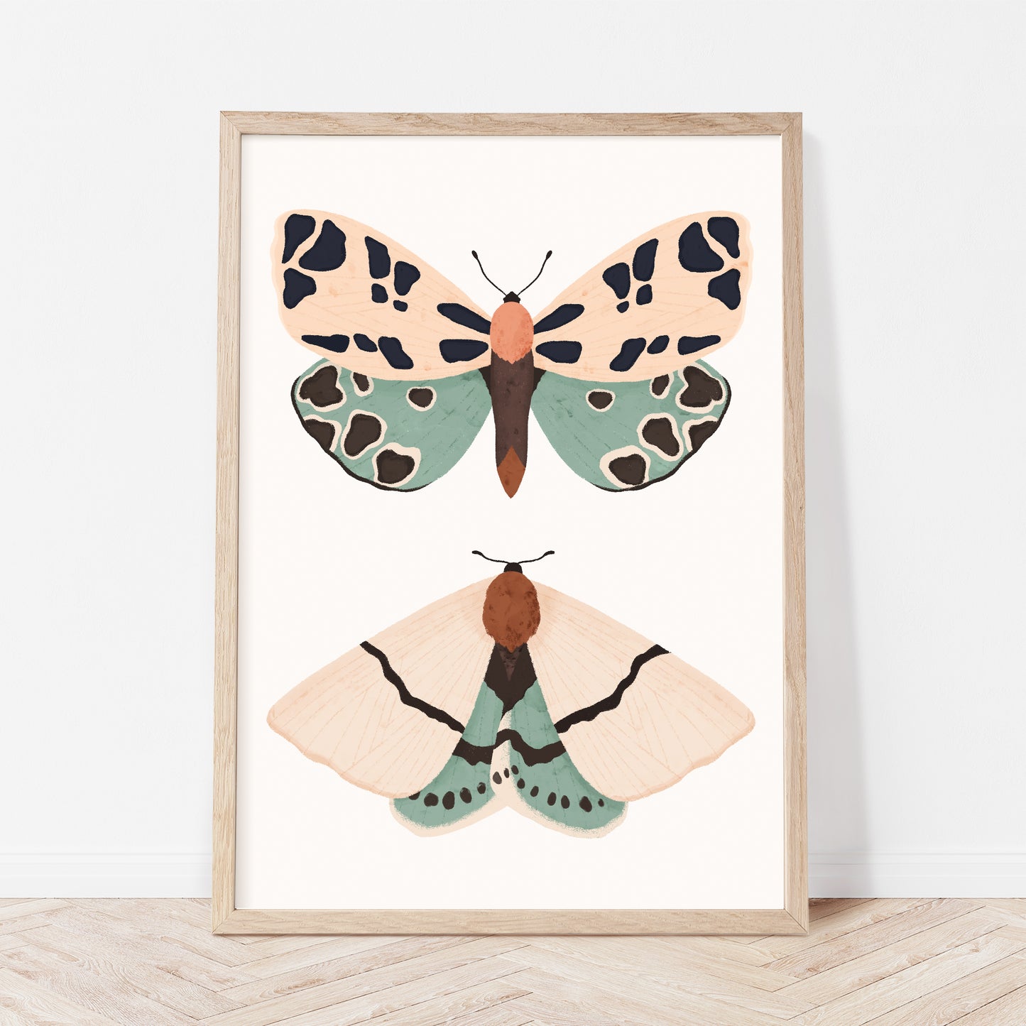 Butterflies - Set of two nursery prints