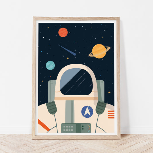 Astronaut print