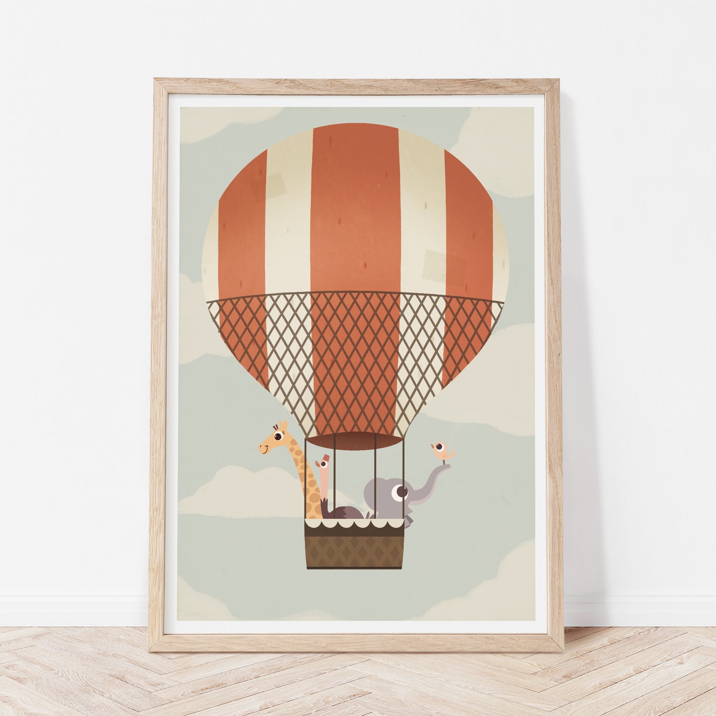 Adventure on a balloon print