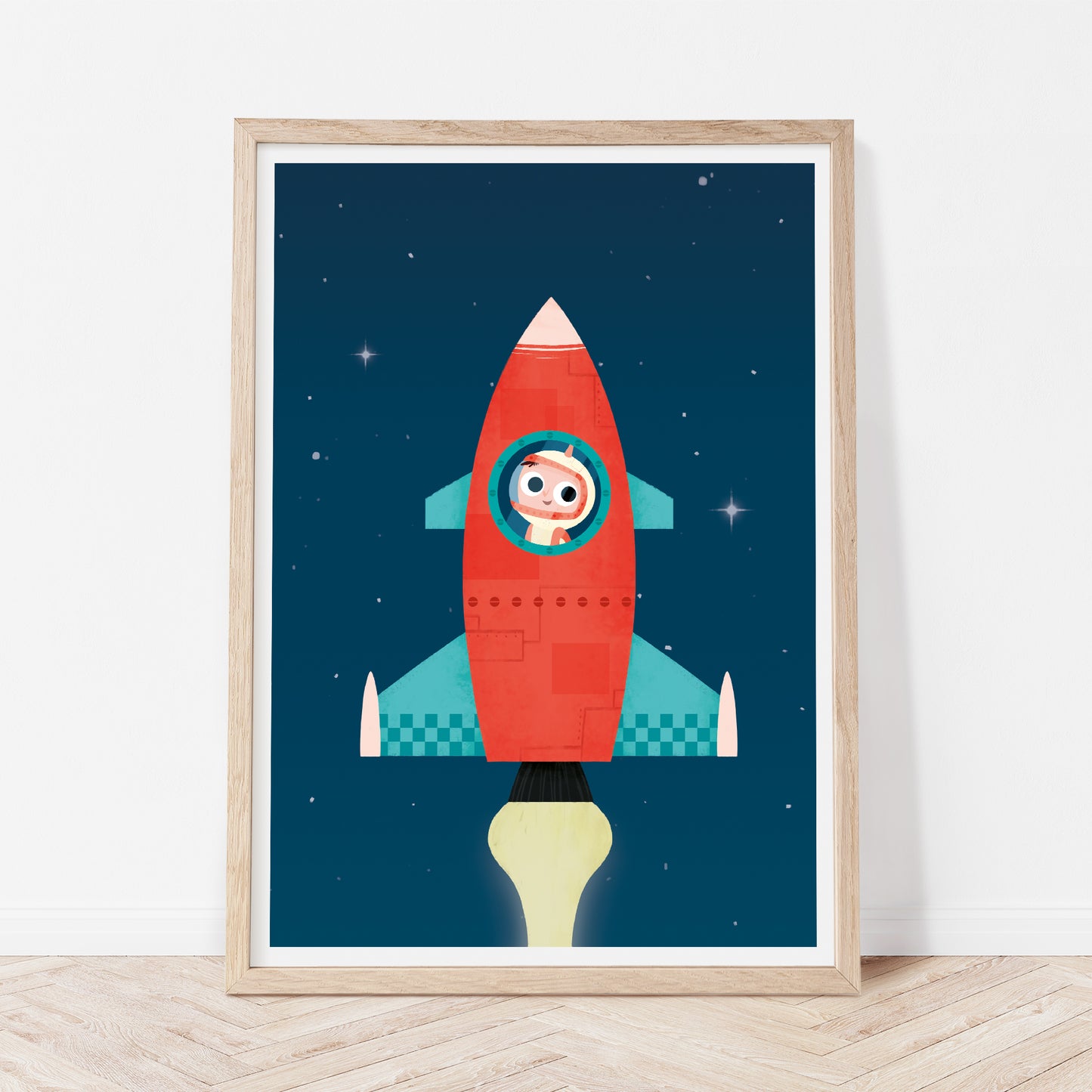 Little astronaut print