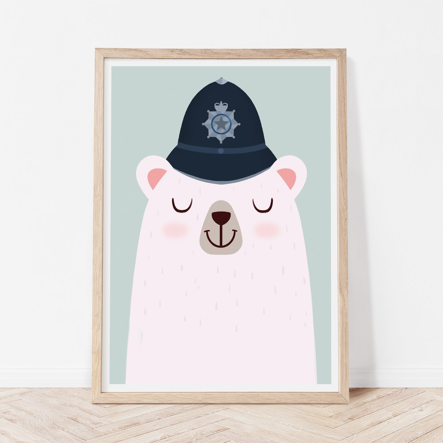 Police bear print