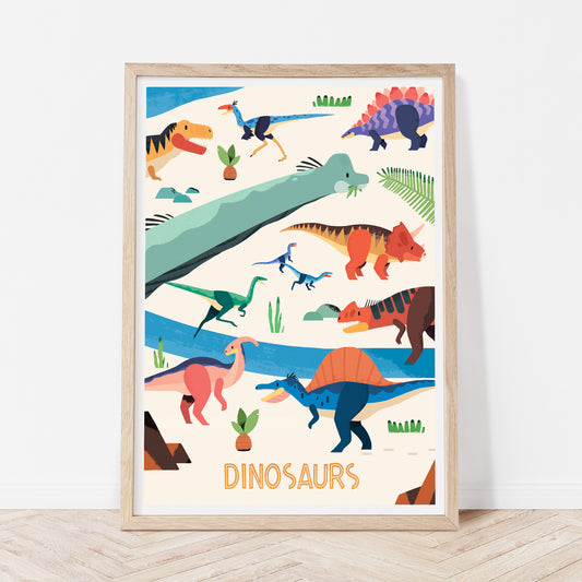 Dinosaurs print