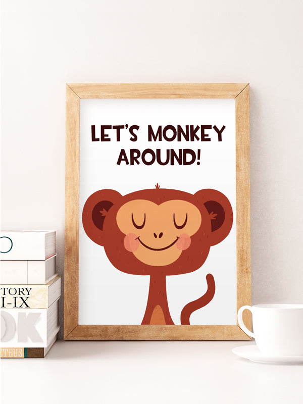 Let's monkey around quote print