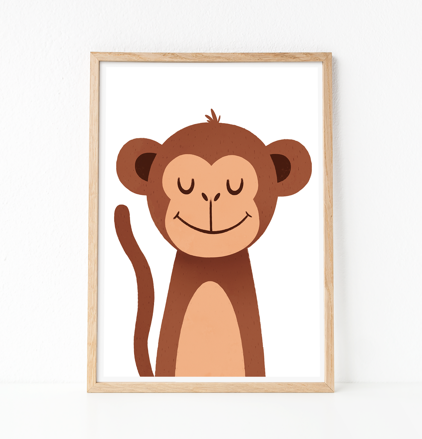 Happy monkey print