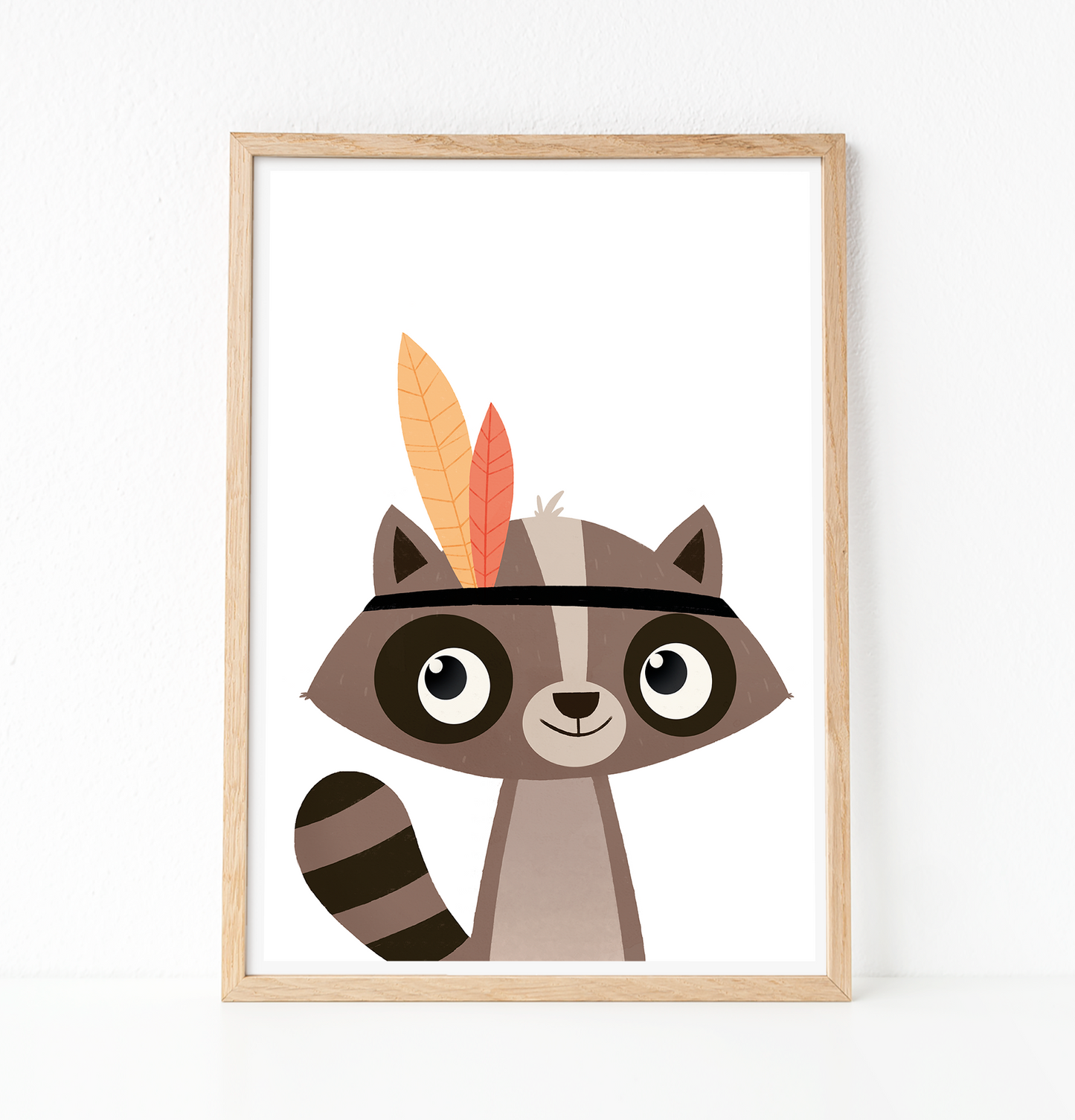 Raccoon print