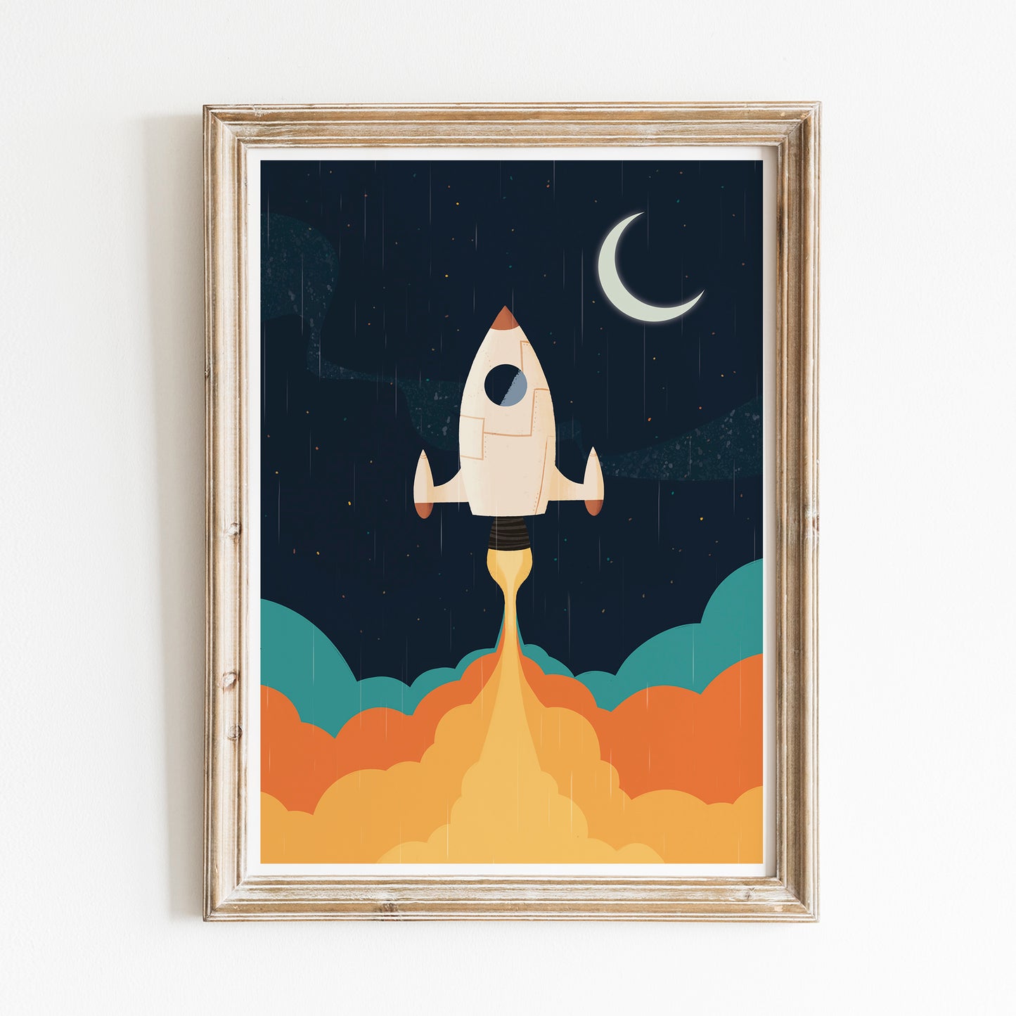 Space themed art - Set of three prints