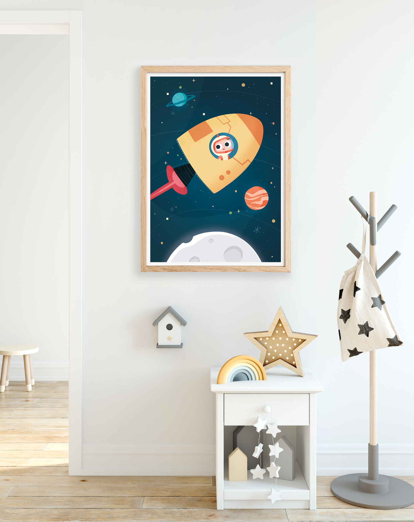 Astronaut child print