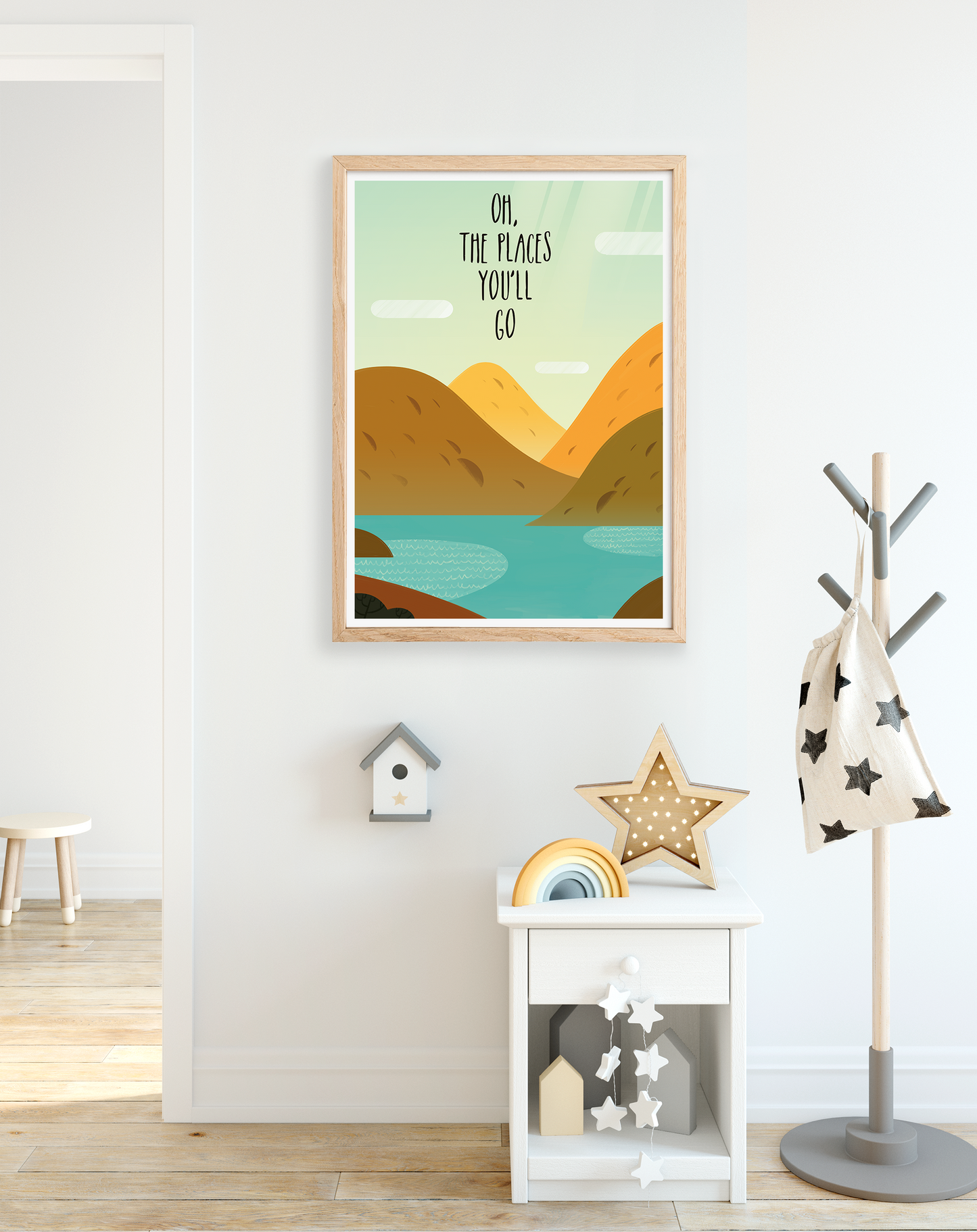 Oh, the places you'll go quote print