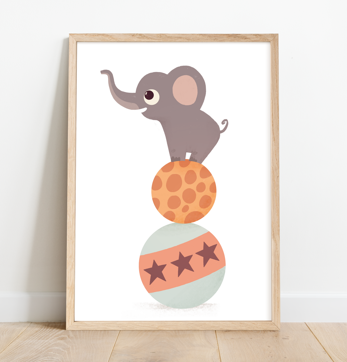 Cute little elephant print