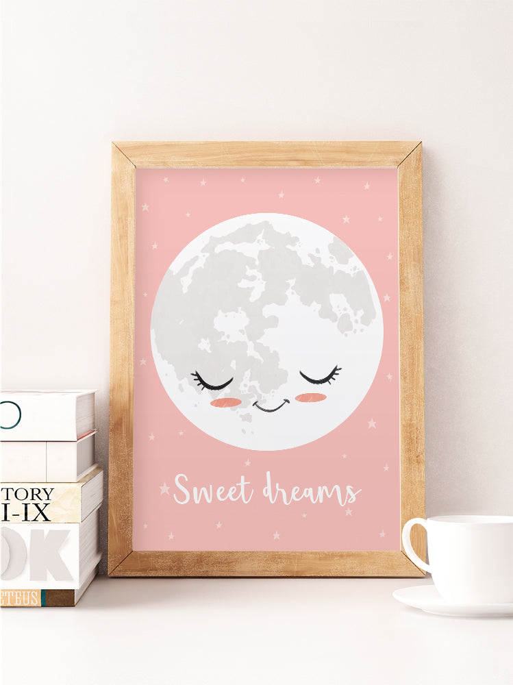 Sweet dreams moon print