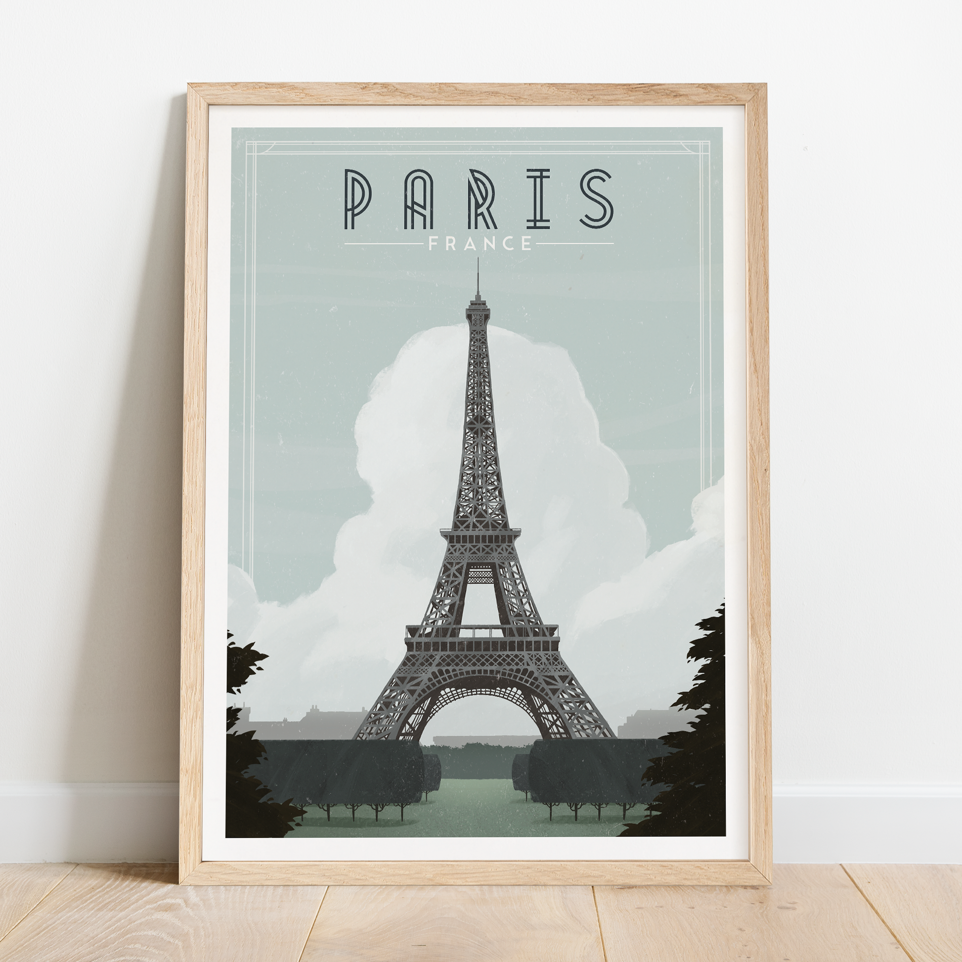 Eiffel tower nursery print