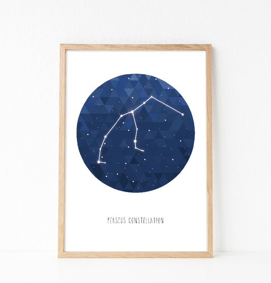 Perseus constellation print